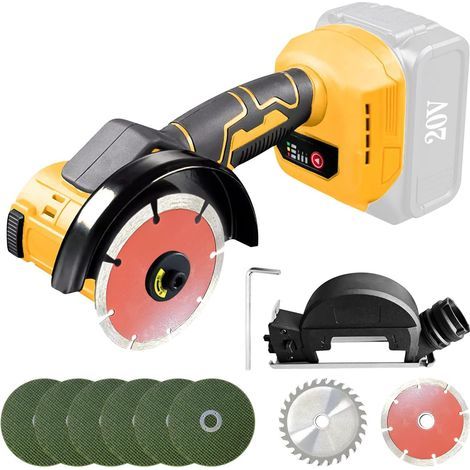 Meuleuse d'angle sans fil Dewalt 20 V, 3 vitesses 12 000 tr/min, diamètre de disque 100 mm, outil de meulage électrique (1/5)