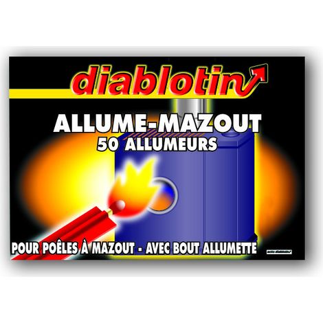 Allume-mazout pour poêles à mazout - boîte 50 allumeurs (1/2)