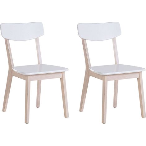 Esszimmerstuhl 2er Set SANTOS Weiß (1/5)