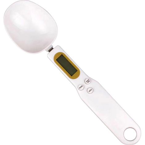 Cuillère Balance Électronique - Précision 0,1 g - Capacité 500 g - Pour Cuisiner et Pâtisser - Blanc ou Noir - 1 Pièce (1/5)