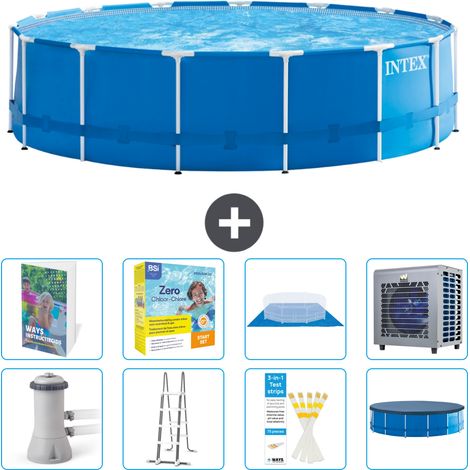 Intex Piscina con estructura Redonda - 457x122 cm - 9-piezas  S606