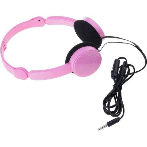 Casque o pliable stéréo filaire 3,5 mm pour enfants, compatible (1/5)