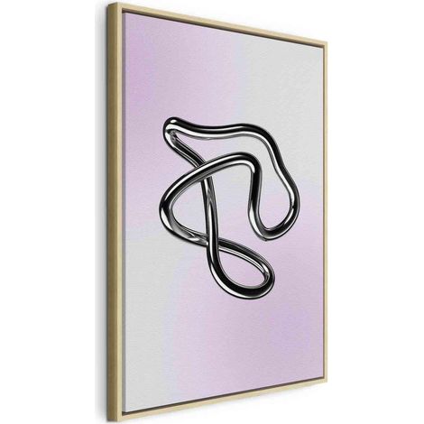 Cuadro decorativo artgeist figura metálica 60 x 90 cm