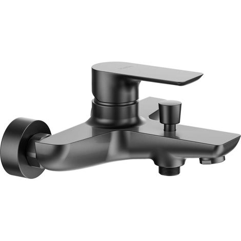 kielle Vega - Miscelatore per vasca da bagno, gun metal 10318103 (1/5)