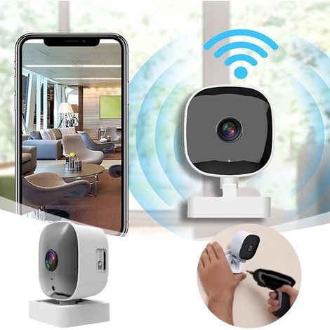 Farbnachtsichtkamera unterstützt 24 7-Aufnahme und intelligente Alarme 2 4-GHz-WLAN-Innenkamera geeignet für Häuser Terrassen Gärten Bauernhöfe 2,4 (1/5)