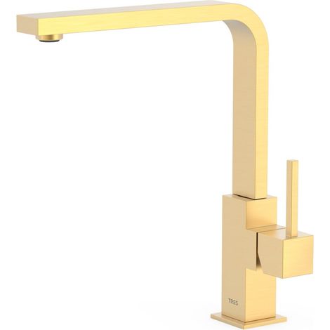 MONOMANDO FREGADERO EXCLUSIVE ORO MATE VERTICAL DE 35X15MM