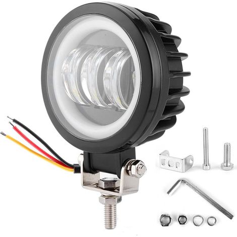 Projecteur LED étanche rond 30W pour véhicule tout-terrain, bateau, voiture (1/5)