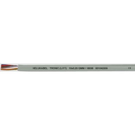 Helukabel 18058 Datenleitung LiYY 3 x 0.34 mm² Grau 100 m