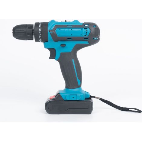 Perceuse-visseuse à choc sans fil 21V multifonction haute puissance avec mandrin rapide pour usage domestique et professionnel (1/4)