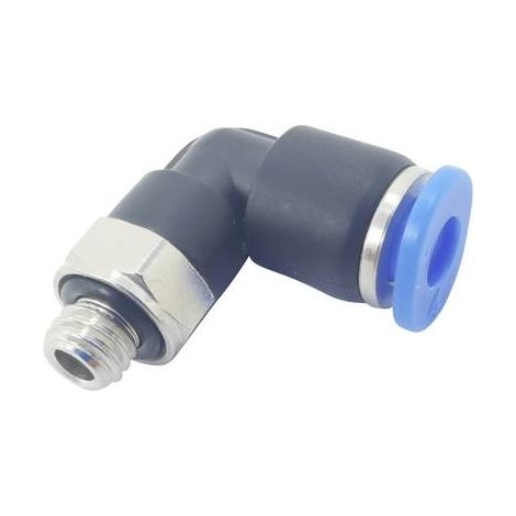 TRU COMPONENTS RACCORD COUDÉ TC-10462696 PL6-M5C Ø DE TUYAU: 6 MM TAILLE DU FILETAGE: M5 X 0.8 1 PC(S) (1/2)
