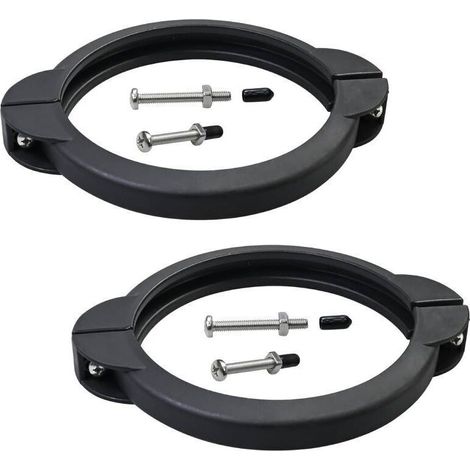 SABIR Collier de serrage de piscine de rechange SF80110-2 avec vis, compatible avec les pompes à filtre à sable Intex de 12 et 14 pouces (débit : 2 100 et 2 800 gal/h) pour piscines hors sol (1/4)