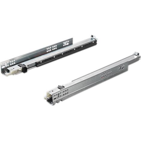 Coulisse pour tiroirs bois sortie totale progressa+ smove - Longueur : 700 mm - SALICE (1/3)