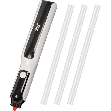 Machine à colle thermofusible électrique, outil d'extrusion de lithium portable sans fil, applicateur de bâton de colle de 7 mm pour la maison, le bricolage, l'artisanat, les articles adhésifs faits à (1/4)