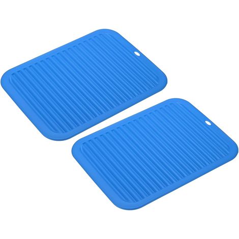 2 dessous de plat en silicone, carrés, antidérapants (1/5)