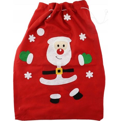 Saco de Papá Noel, 50x70 cm, 1 unidad.