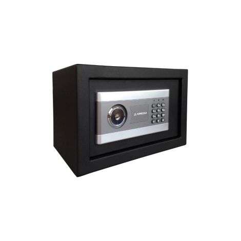 ARREGUI Stylo 19010-S2 Möbeltresor Möbelsafe aus Stahl mit 2 Faktor- Sicherheitsschloss, Tresor Safe mit elektronischem Zahlenschloss + Schlüssel für Zuhause oder Büro, 25 x 35 x 25 cm, 15 L
