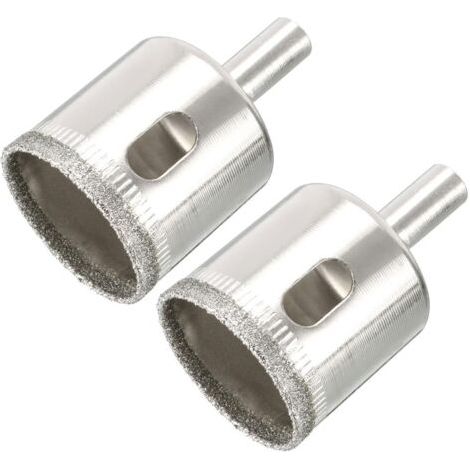 2 Stück Diamant-Kernbohrer-Lochsäge für Keramik, Marmor, Glasfliesen, 30 mm (1/5)