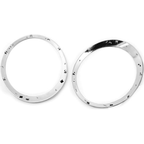 Anello di rivestimento del faro 2 pezzi di ricambio per BMW R55 MINI Cooper 2008-2015 OEM 51137149905 51137149906 (1/5)
