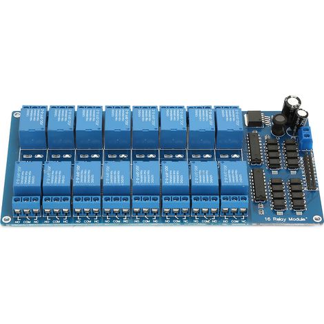 16-Kanal-12V-Relaismodul-Schnittstellensteuerplatine mit Optokopplerschutz (1/5)
