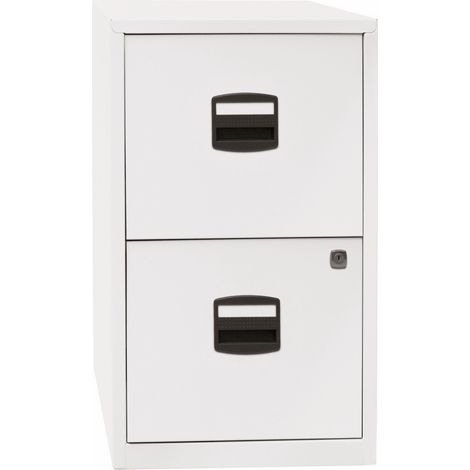 BISLEY Hängeregistratur Schrank Home Office Verkehrsweiß (1/5)