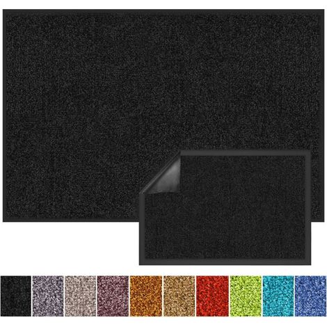 Zerbino d'ingresso Rhine Black 120 x 180 cm