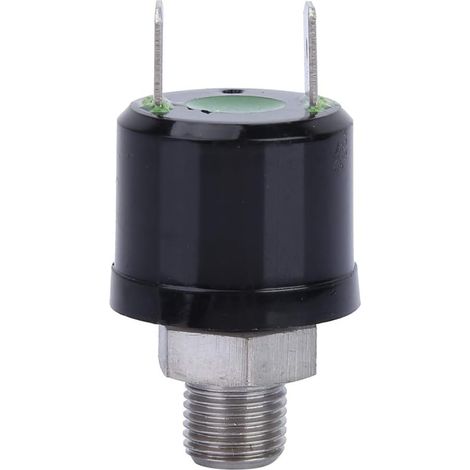 Vanne de pressostat 12V 10A, Pressostat compresseur d'air 70-100 PSI, pressostat compresseur 1/8-28BSPT, Interrupteur de commande d'air comprimé, pour systèmes de suspension de véhicule, tracteurs (1/5)