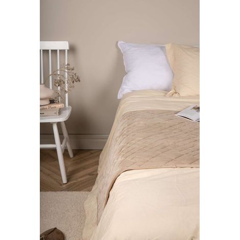 Jilly couvre-lit 80x180cm beige.