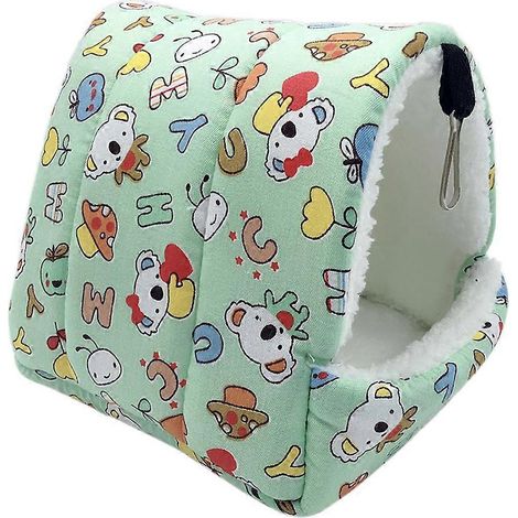 Voici un titre produit optimisé en français (190 caractères max) :

Nid suspendu pour oiseaux - Hamac d'hiver chaud en peluche, tanière douillette pour sommeil et jeu - Pour perroquet, hamster, furet 