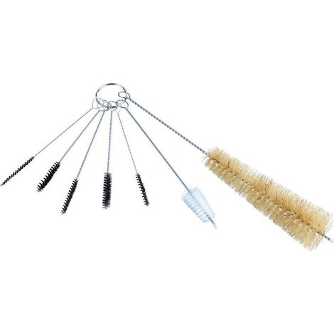 Brosse de lavage de bouteille, lot de 7 embouts, WENKO