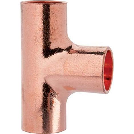 Conex T-Stück gleich weiblich 90° Kupfer 54 mm Rohrverbindung