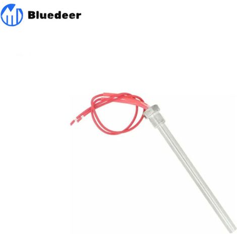 INDUSTRIAL Bougie Allumage Poele à Granulés Resistance Poele Pellets Longueur: 150 mm Diamètre: 10 mm Puissance: 300 W Tension: 220 V Chaleur Rapide (1/5)