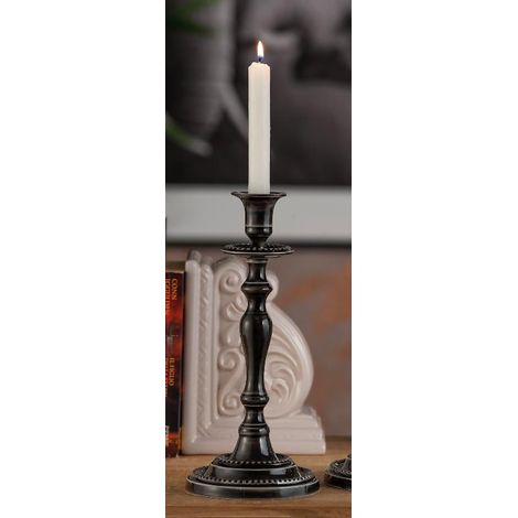 Portacandela Candeliere in metallo rayner 1 fiamma 12  x 28 cm (1/2)