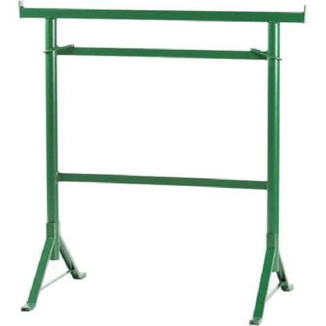 Cavalletto doppio regolabile con tubolare realizzato in acciaio verniciato e gambe fisse in ferro ad U -h 100  170 cm