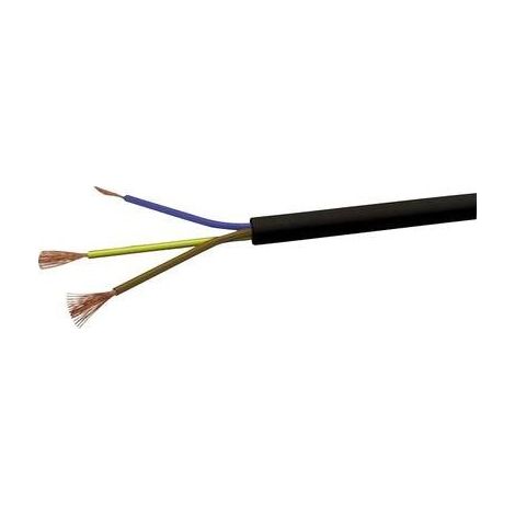 VOKA Kabelwerk H05VVF3X1 Cavo flessibile H03VV-F 3 x 1 mm² Nero 100 m (1/2)