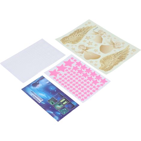 Stickers muraux pour chambre d'enfant - Ailes d'ange lumineuses pour plafond - Décoration murale pour chambre de bébé/enfant (1/5)