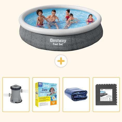Bestway Bestway Fast Set Ronde - 366x76 cm - 5-pièces S285 (1/5)
