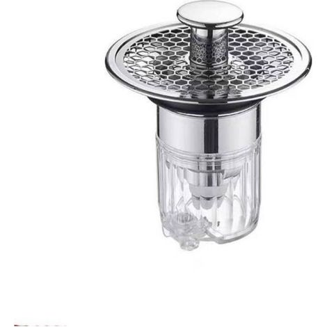 Bouchon évier pop-up 32-42mm - filtre double action , cuisine/salle de bain (1/4)