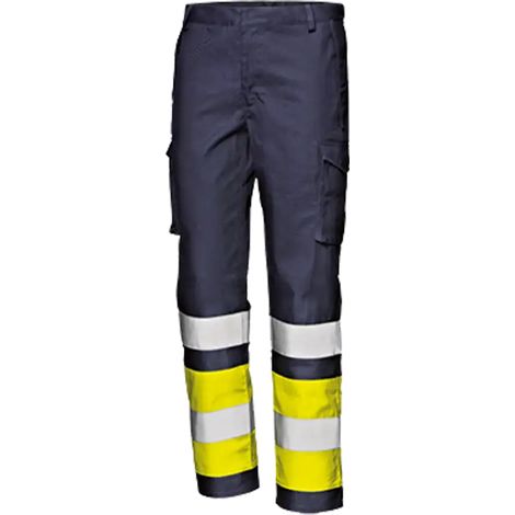 SIR SAFETY SYSTEM OPERATION SUPERTECH Pantalon de travail haute visibilité bleu et jaune Taille 58