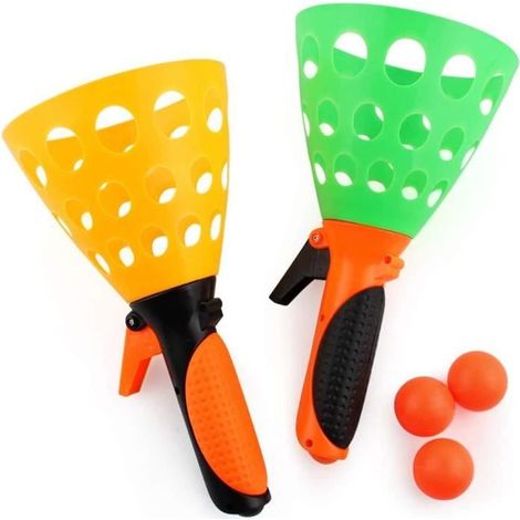 Gioco Fangball - Pop 'N Catch - Multicolore - 2 cestini - 3 palline - Per esterni (1/3)
