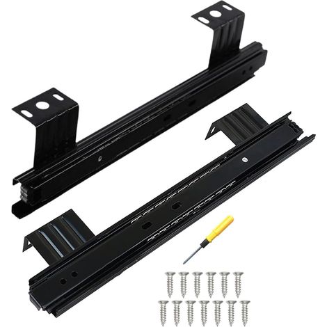 1 paire de glissières pour étagère clavier sous bureau, tiroir à 35 10 (1/5)