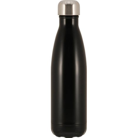 Bottiglia thermos in acciaio da 0,5 L nera