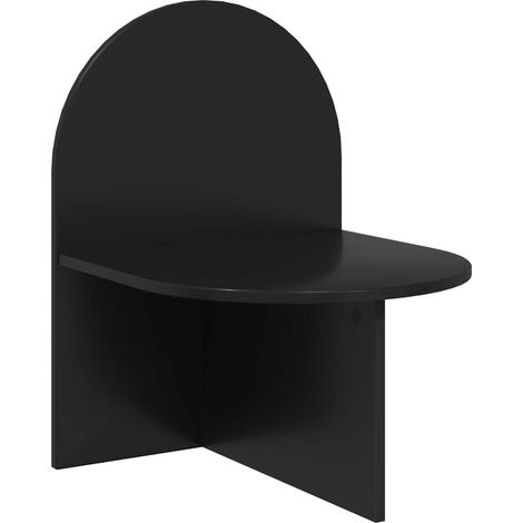 Comodino Rovere Nero 48 x 49 x 65 cm Legno ingegnerizzato vidaXL (1/5)