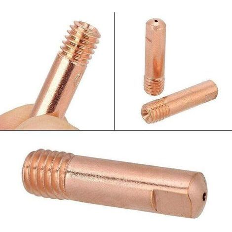 pair 42 pièces MB15 15AK buses de gaz buses de contact porte-buse 0,8mm MIG consommables pour torche de soudage pointes de contact MIG machine de soudage MIG