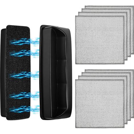 Nettoyeur Magnétique Aquarium avec 8 Chiffons Nettoyage - Convient pour Vitres d'Aquarium -AUTRES (1/5)