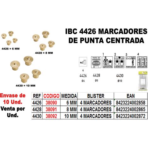 Marcatori IBC Finstock 4-430 Punta Centrata 10 mm