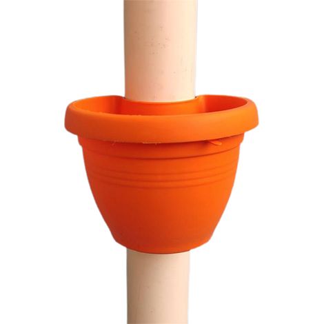 Pot de Fleurs Suspendu avec Tube Drainage - Design Écologique pour Balcon et Jardins Intérieurs (Plastique Haut de Gamme, Décoratif) (1/4)