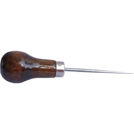 Awl, Steel, Wooden Handle, Leather Piercing, Craft (1/4)