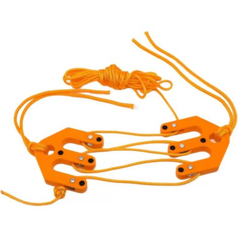 Palan portable à bloc et moufle, outil de levage manuel pour randonnée, chasse et camping