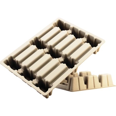 FRANKEL kaiserkraft, Palette en fibre moulée, 1/2 euro, L x l