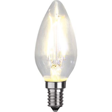 LED-Leuchtmittel ,Clear', C35, Kerzenform, E14, 1,5W, 150lm, warmweiß (1/3)